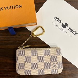 Louis Vuitton Key cles/Pouch Damier Azur